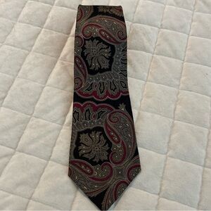 Vintage Christian Dior Silk Paisley Tie Made Italy